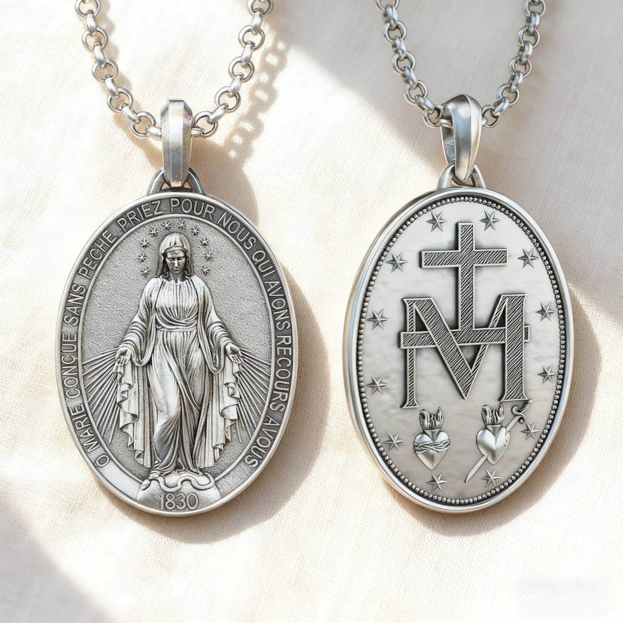 New Miraculous Medal Necklace-KKICO