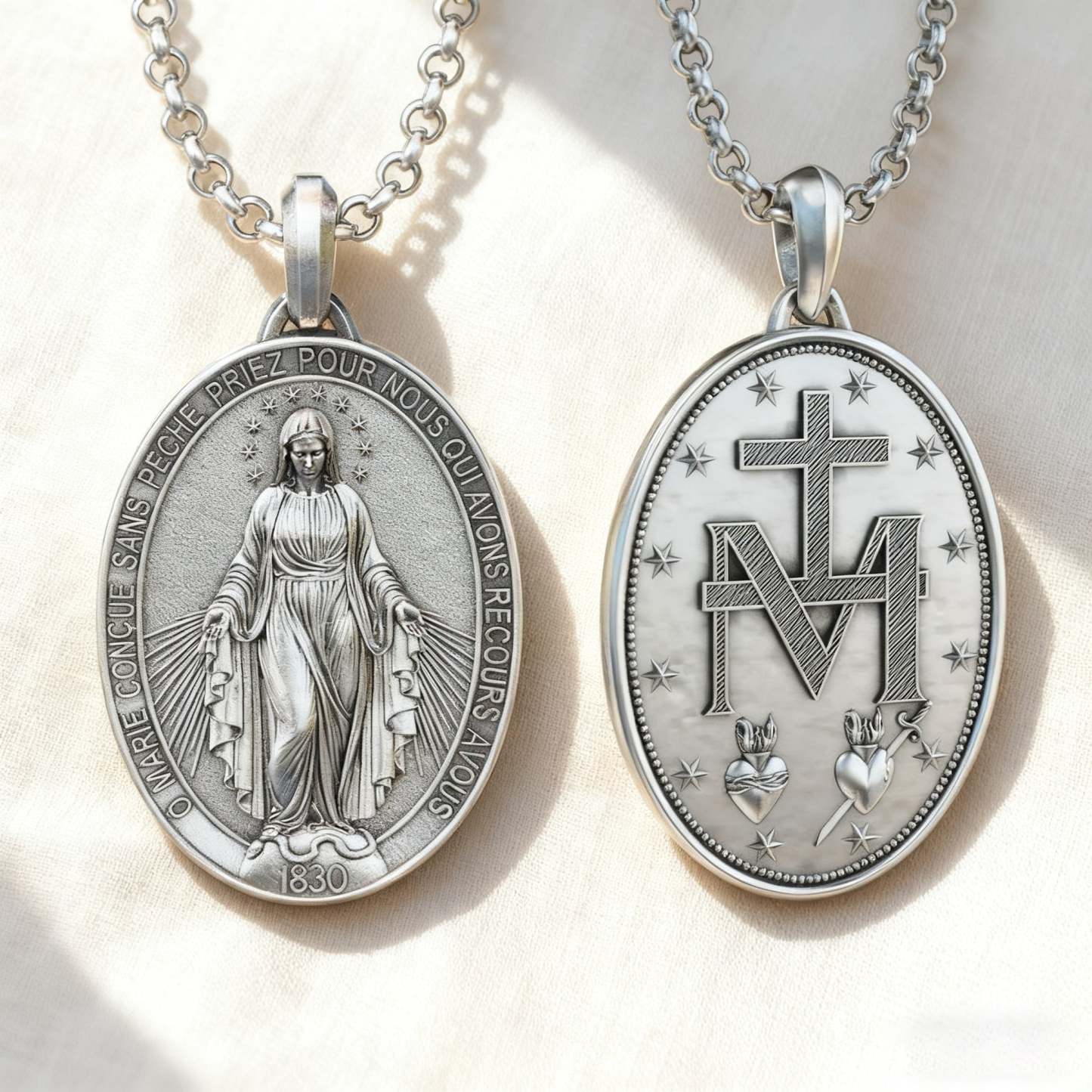 New Miraculous Medal Necklace-KKICO