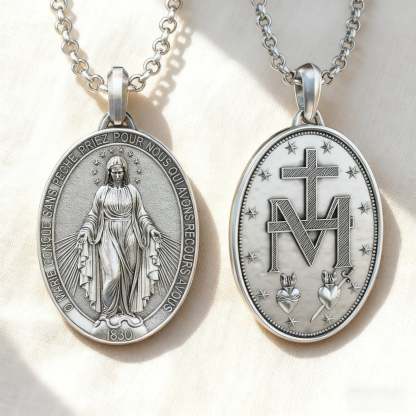 New Miraculous Medal Necklace-KKICO