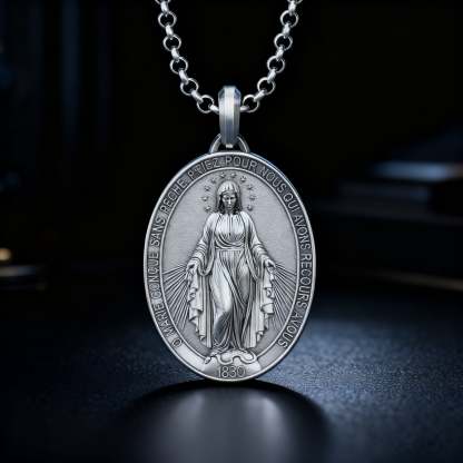 New Miraculous Medal Necklace-KKICO