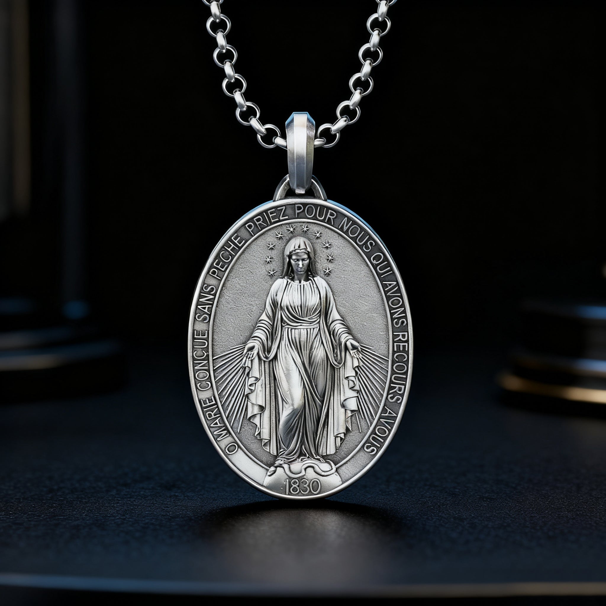 New Miraculous Medal Necklace-KKICO