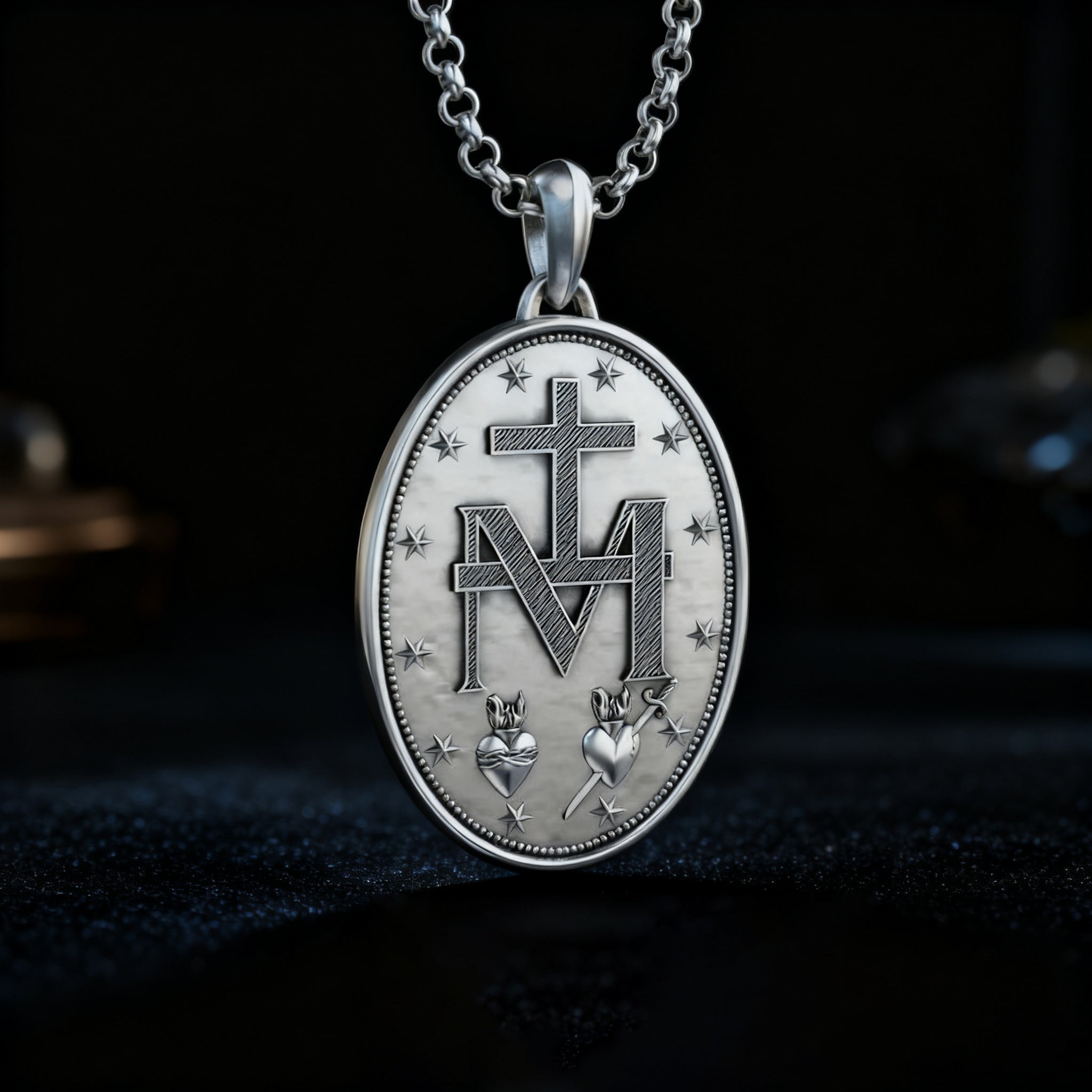 New Miraculous Medal Necklace-KKICO