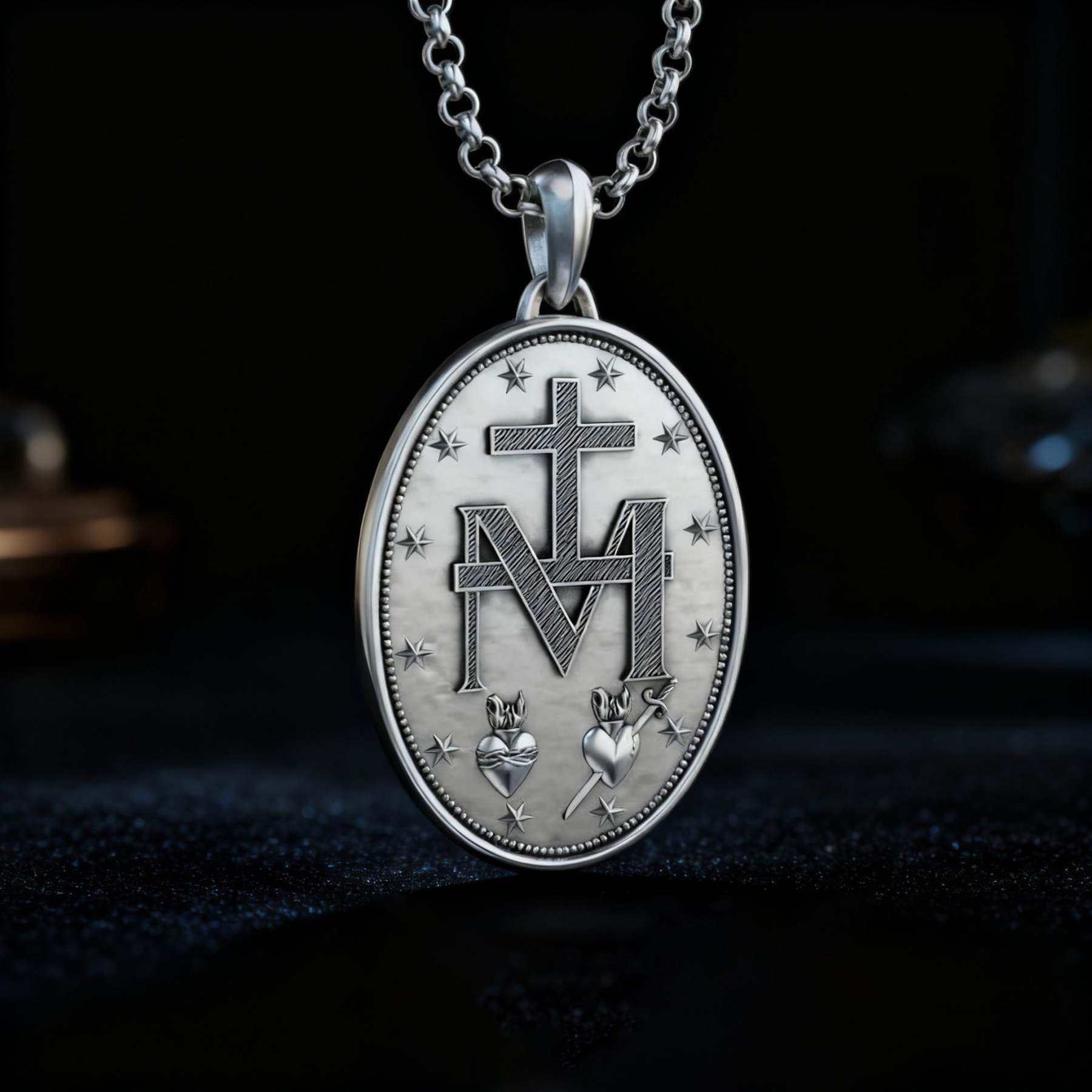 New Miraculous Medal Necklace-KKICO