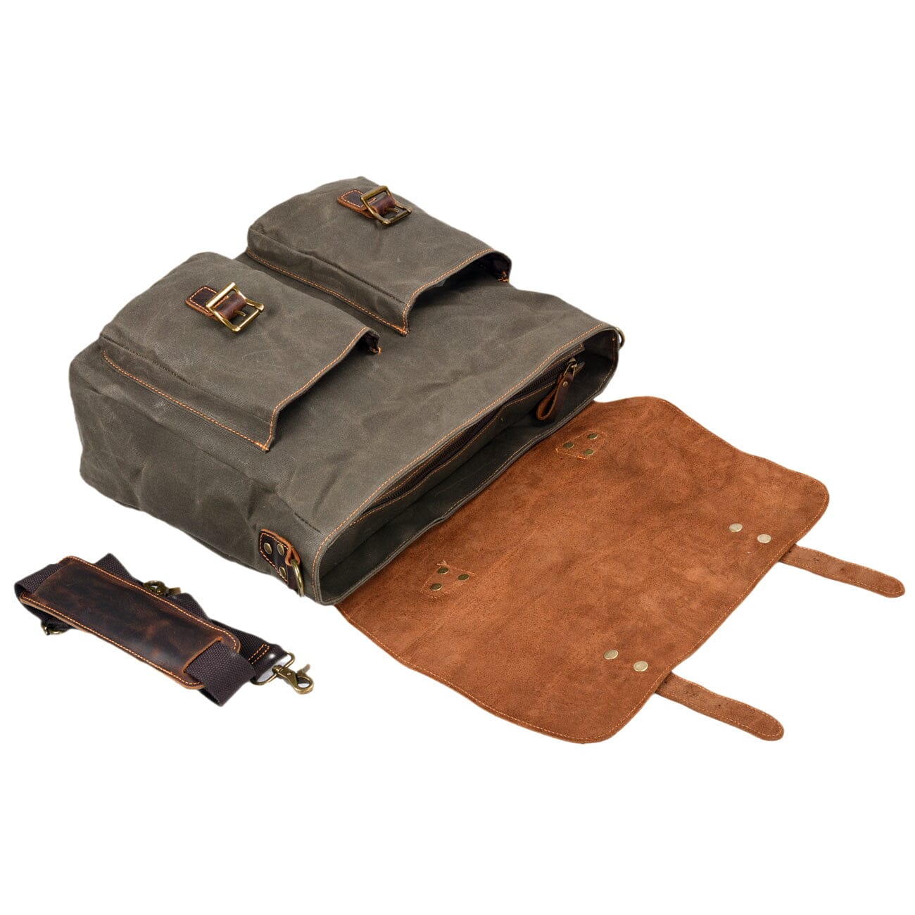 Vintage Canvas Messenger Bag CB26