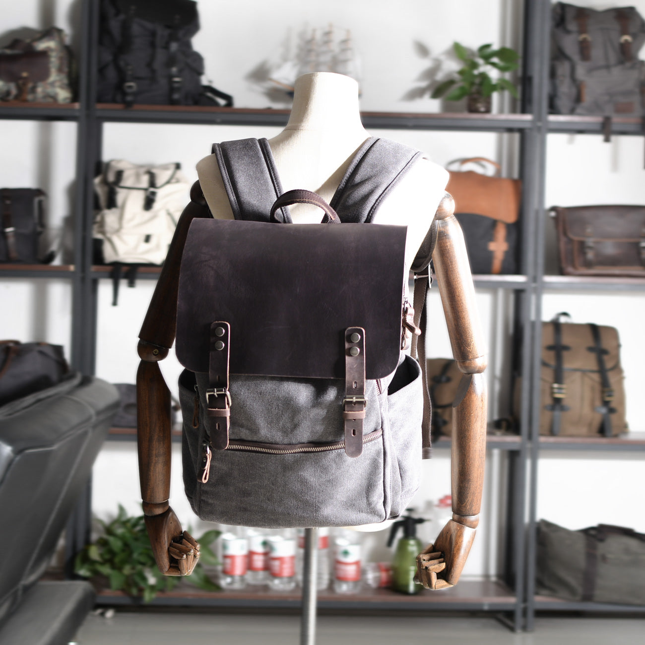 Cotton Canvas Backpack CB24