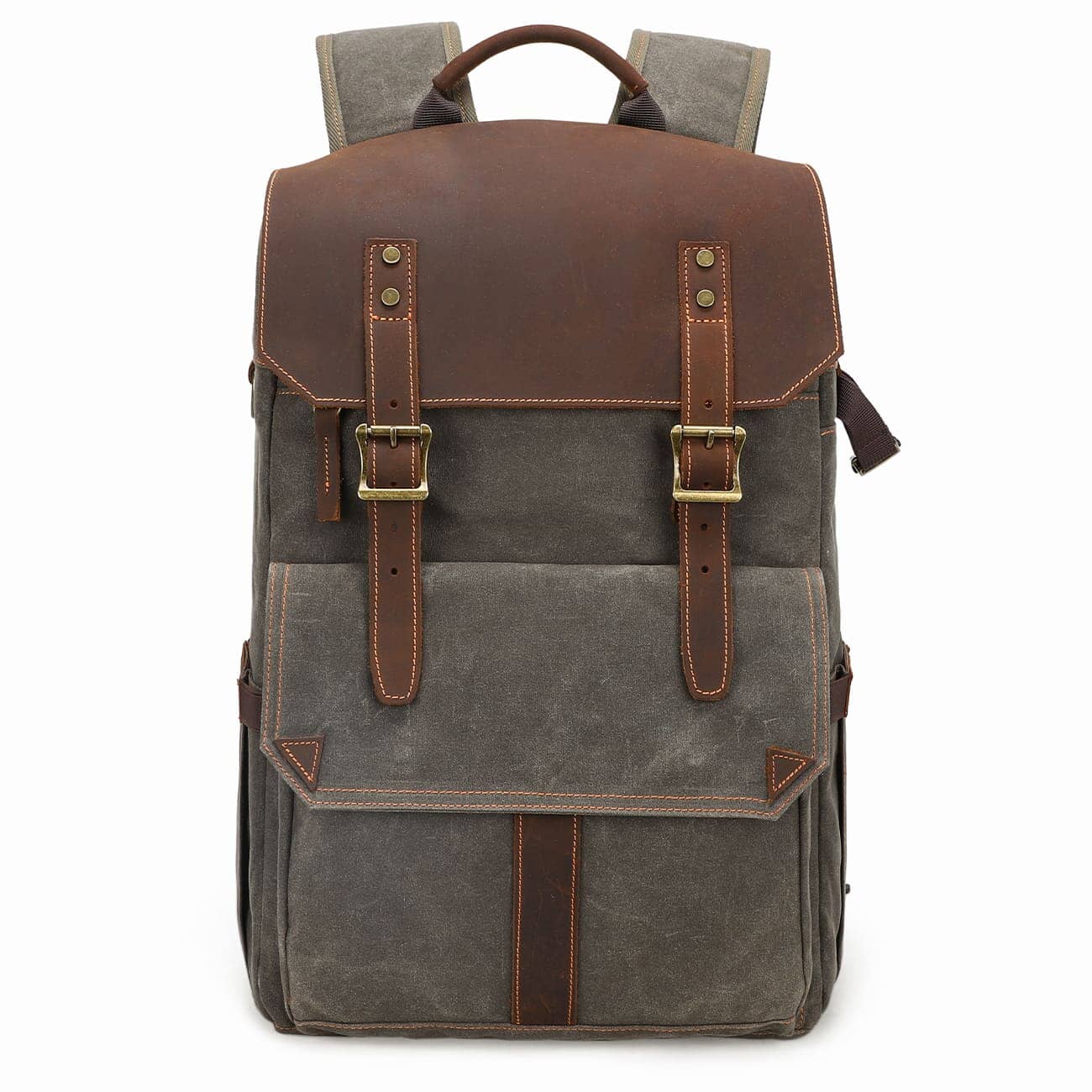 Waxed Canvas Camera Backpack CB08-KKICO