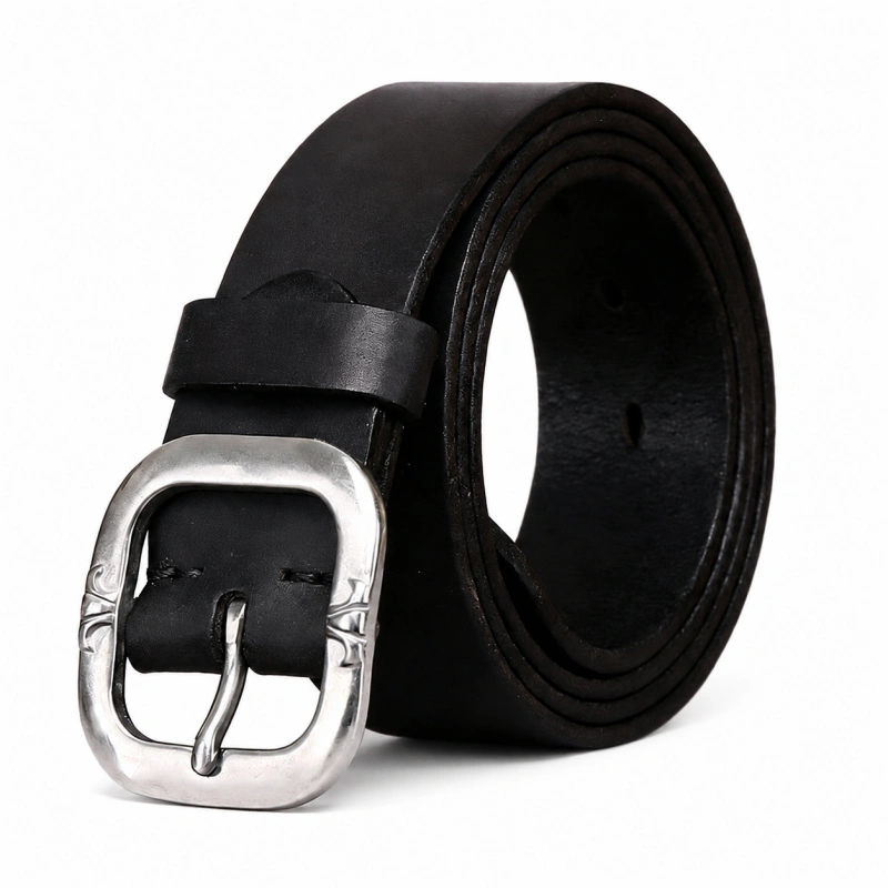 Vintage Genuine Leather Belt Wide 3.8CM B85