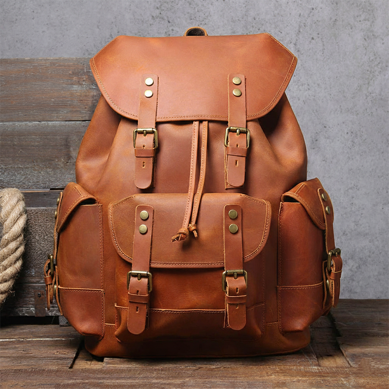 Vintage Genuine Leather Backpack VB38-KKICO
