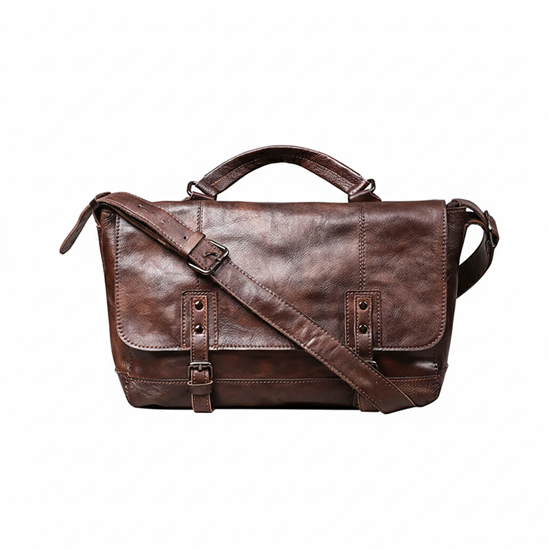 Genuine Leather Vintage Messenger Bag VB31