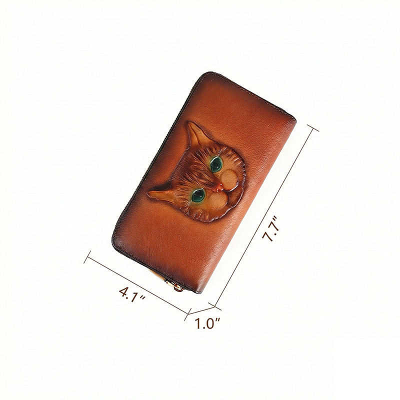Vintage Embossed Genuine Leather Wallet LW02-KKICO
