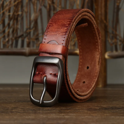 Rustic Leather Everyday Belt B02