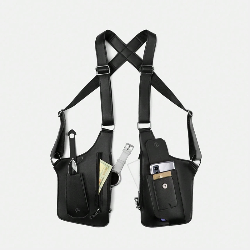 Vintage PU Leather Shoulder Harness Bag PB02-KKICO