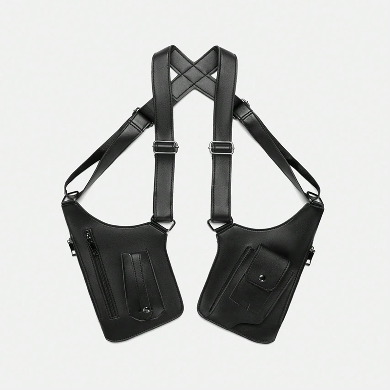 Vintage Leather Shoulder Harness Bag VB34