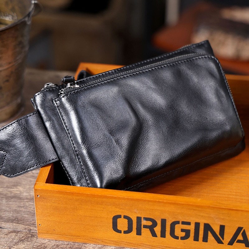 Vintage Genuine Leather Chest Bag VB06