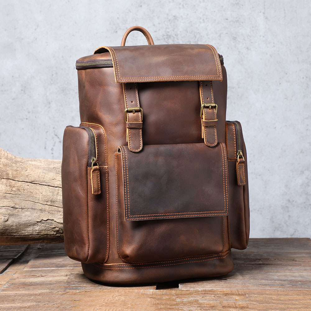 Vintage Genuine Leather Backpack VB08