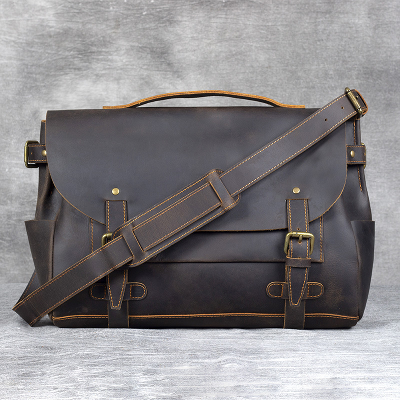 Genuine Leather Vintage Messenger Bag VB18-KKICO