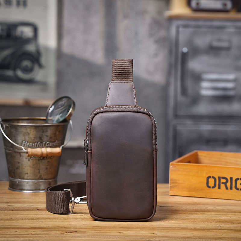 Vintage Genuine Leather Chest Bag VB22