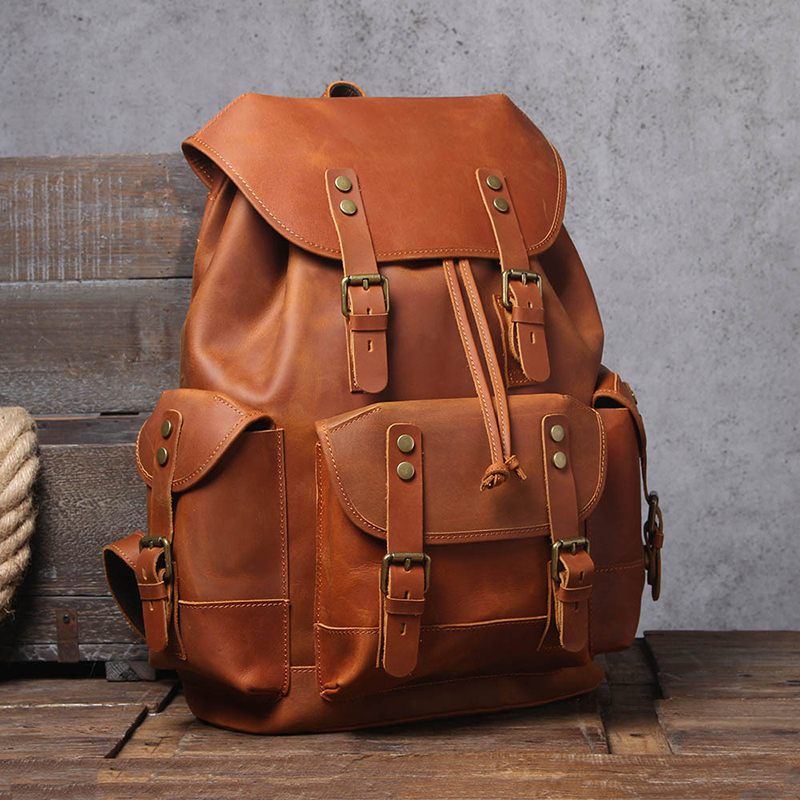 Vintage Genuine Leather Backpack VB38-KKICO