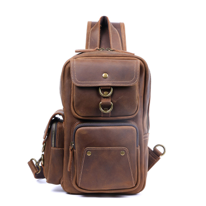 Vintage Genuine Leather Chest Bag VB11