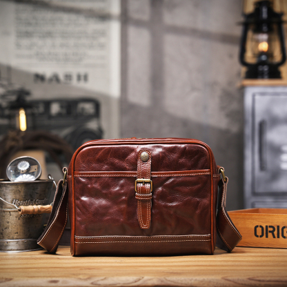 Vintage Genuine Leather Shoulder Bag VB26