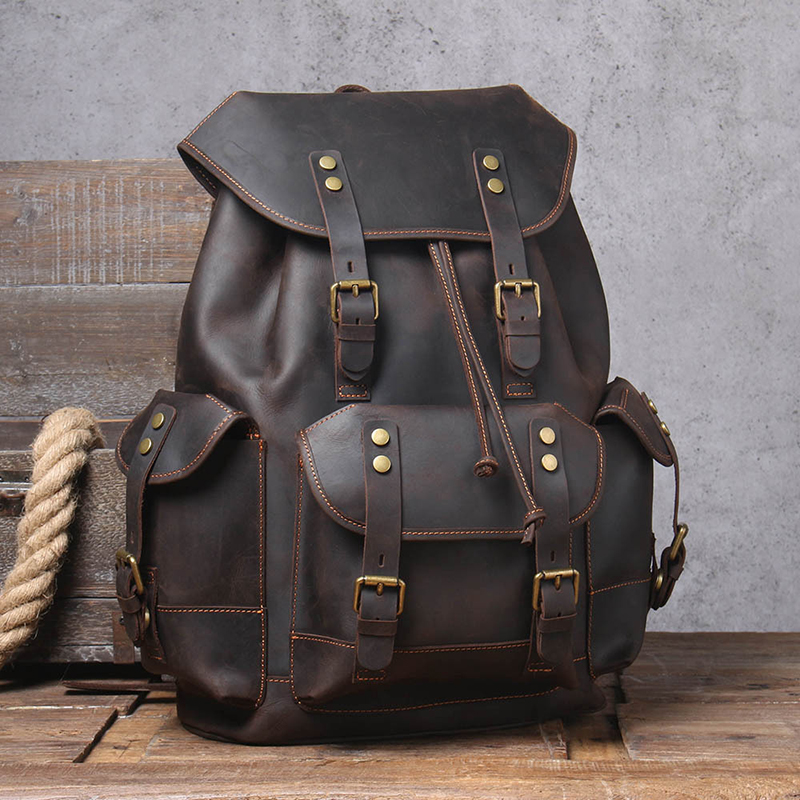 Vintage Genuine Leather Backpack VB38-KKICO