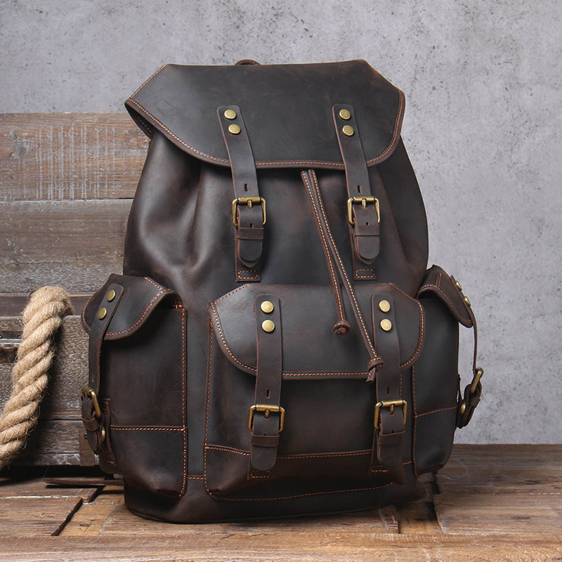 Vintage Genuine Leather Backpack VB38-KKICO