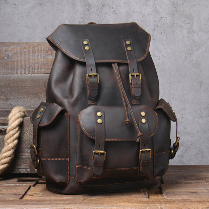 Vintage Genuine Leather Backpack VB38-KKICO