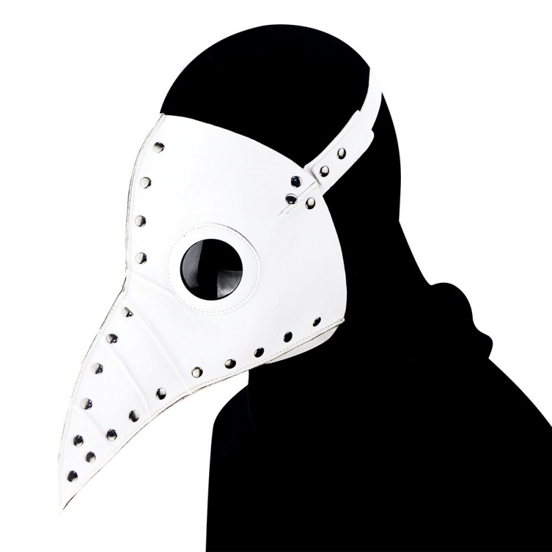 Steampunk Plague Doctor Mask PU Leather Halloween Cosplay Mask