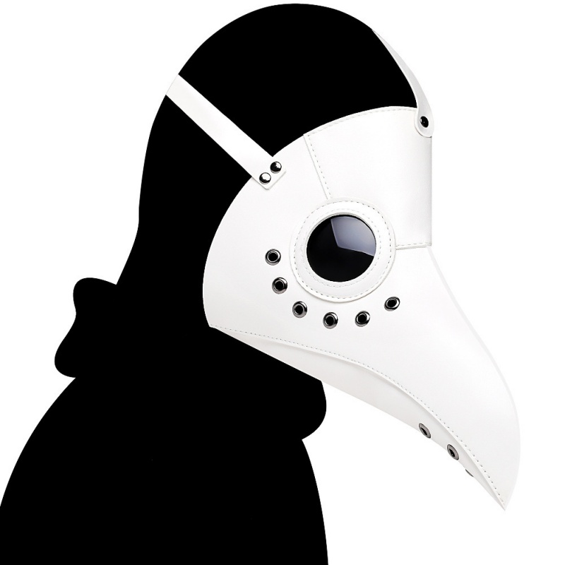 Steampunk Plague Doctor Mask PU Leather Halloween Cosplay Mask