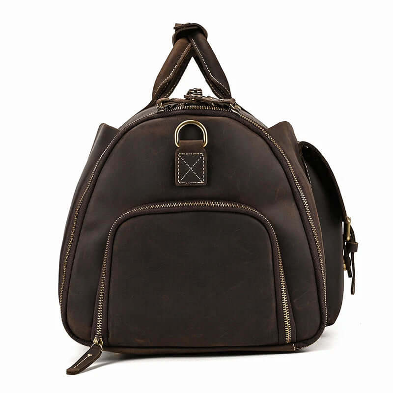 Mens Leather Duffel Bag VB00-KKICO