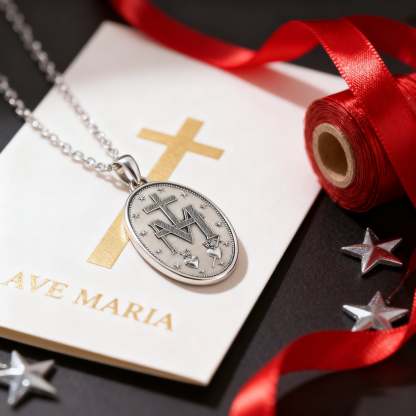 New Miraculous Medal Necklace-KKICO