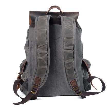 Canvas Leather Backpack CB10-KKICO