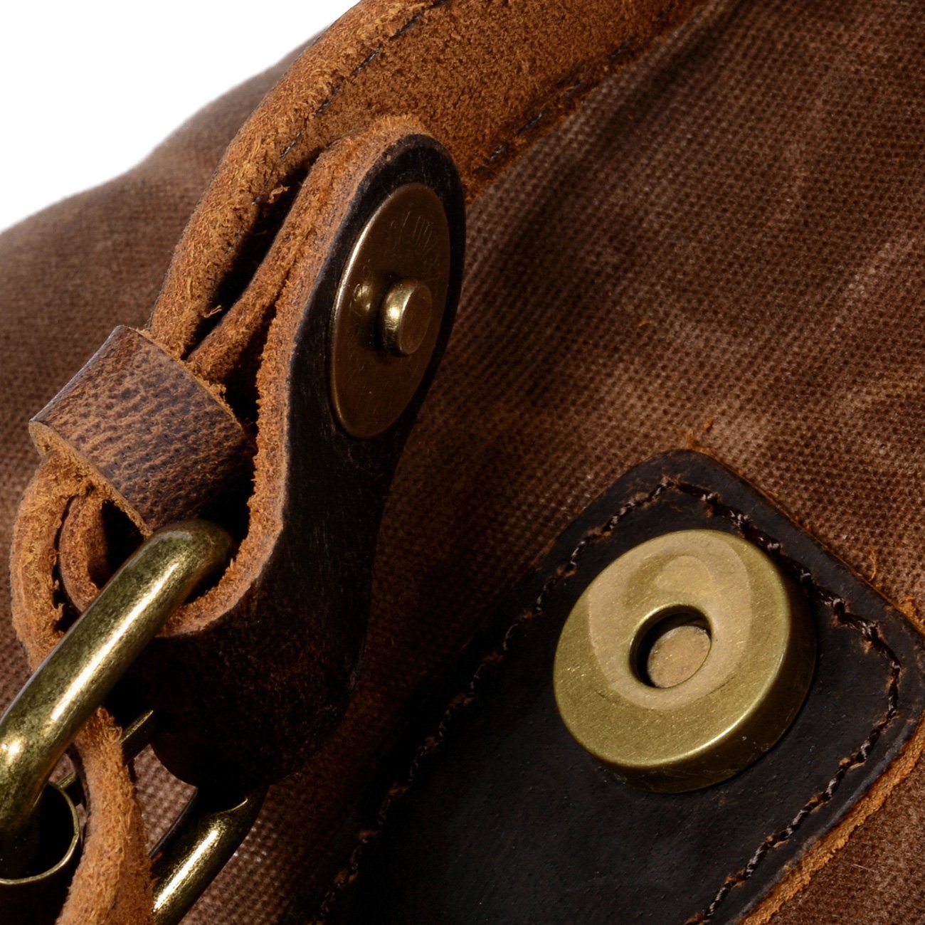 Canvas Leather Backpack CB10-KKICO