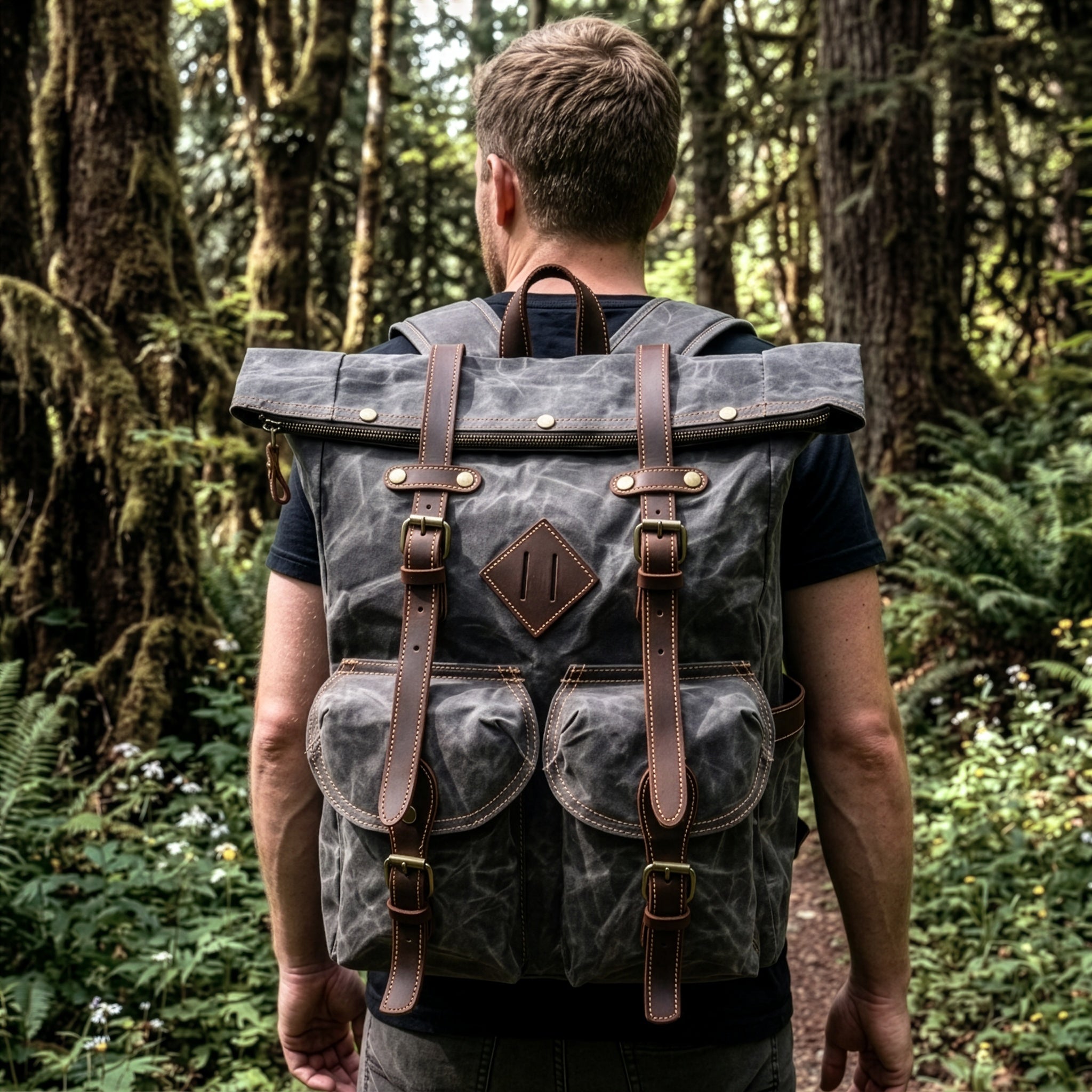 Canvas Hipster Backpack CB29