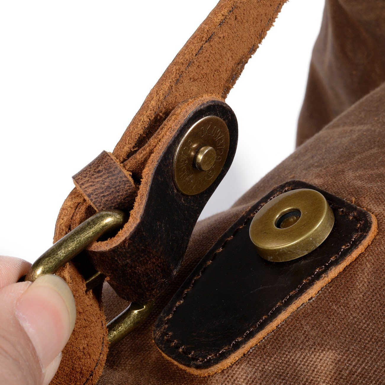 Canvas Leather Backpack CB10-KKICO