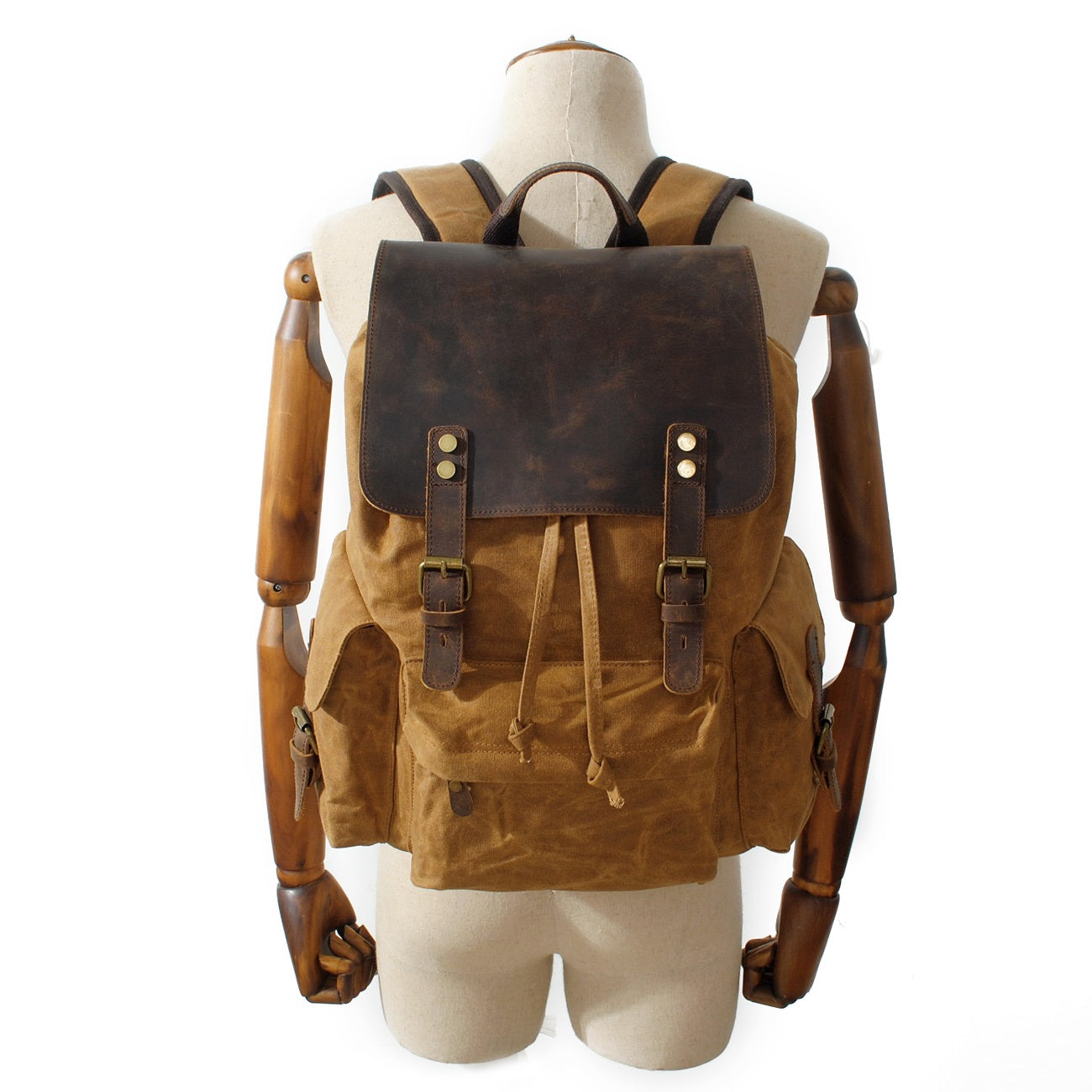 Waxed Canvas Backpack CB23-KKICO