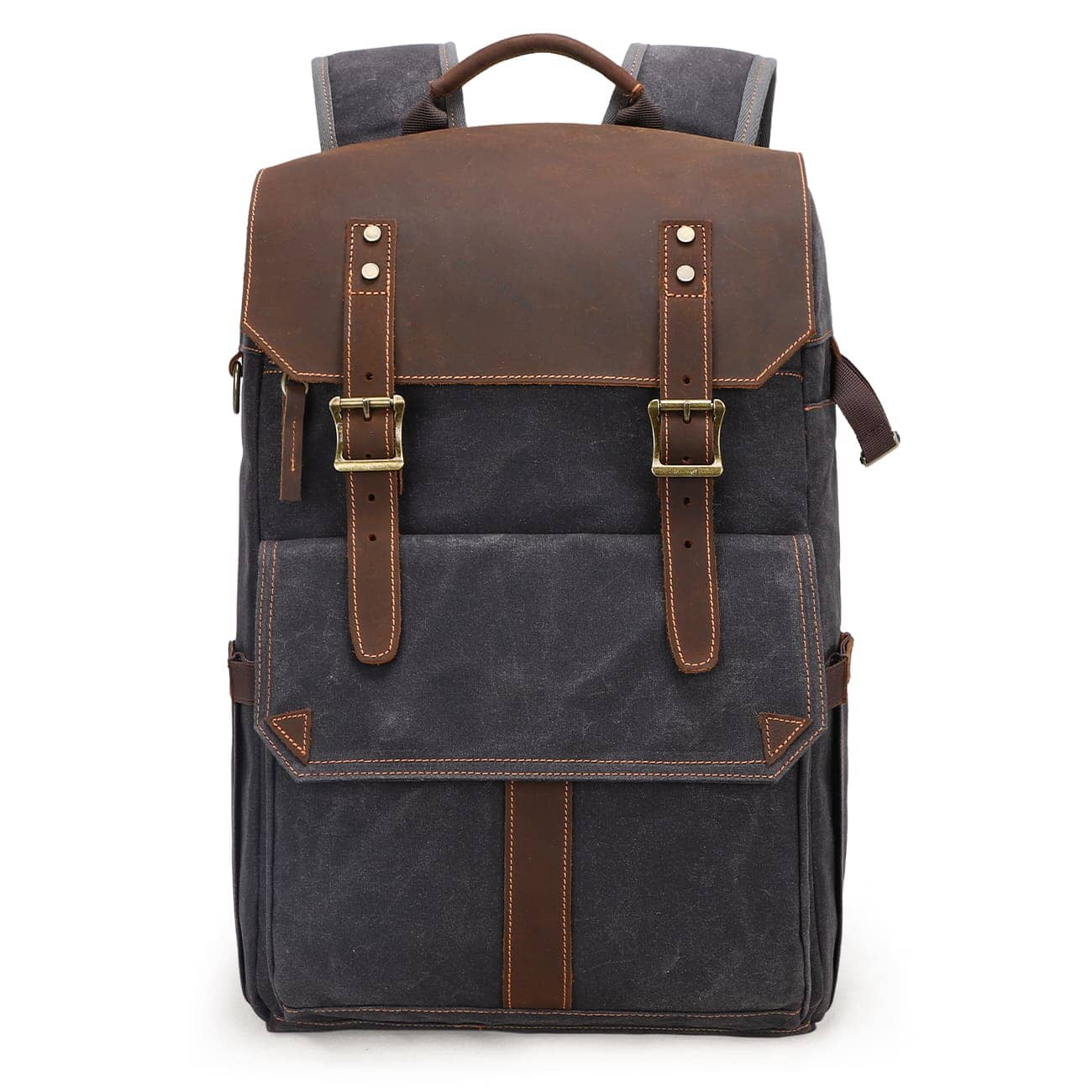 Waxed Canvas Camera Backpack CB08-KKICO
