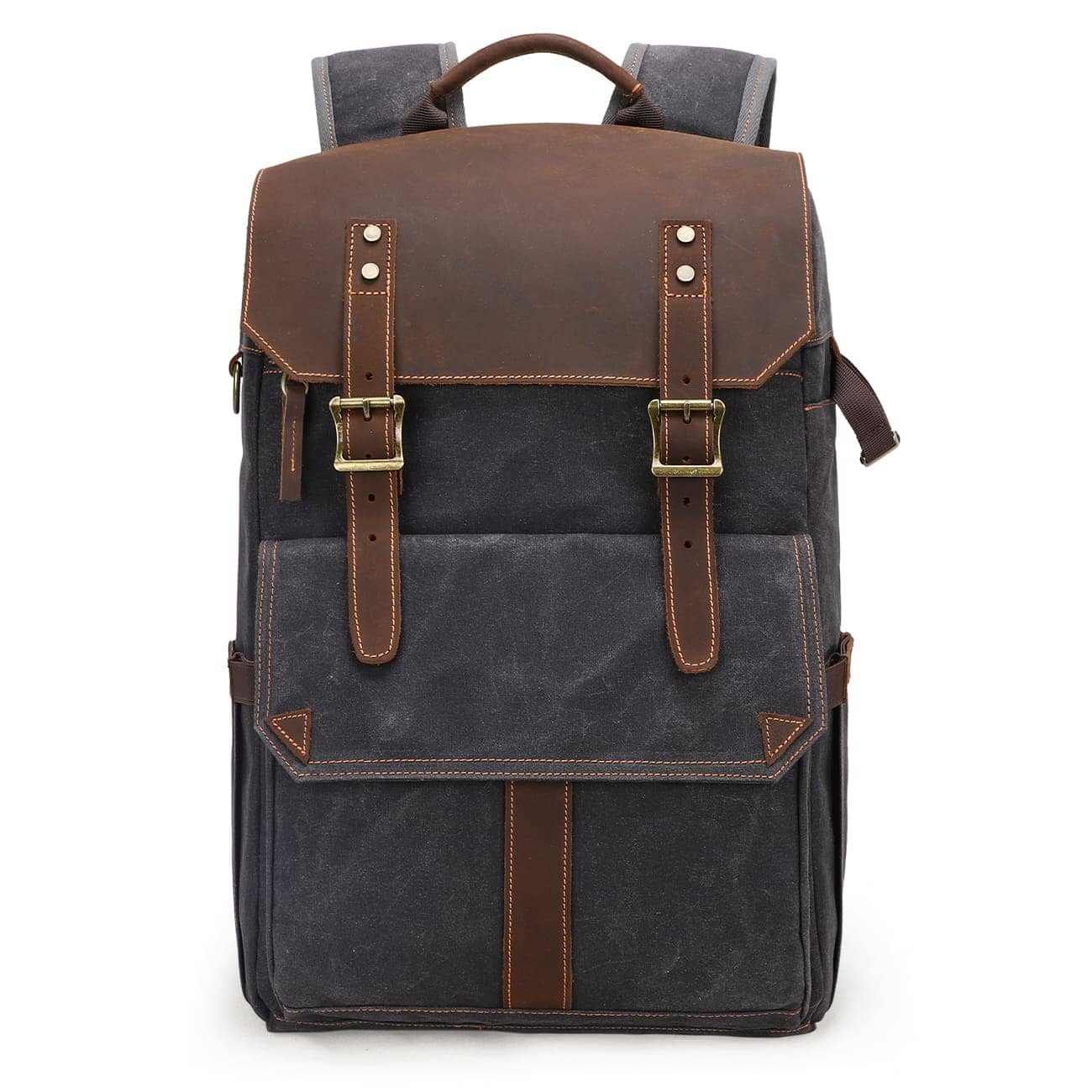 Waxed Canvas Camera Backpack CB08-KKICO