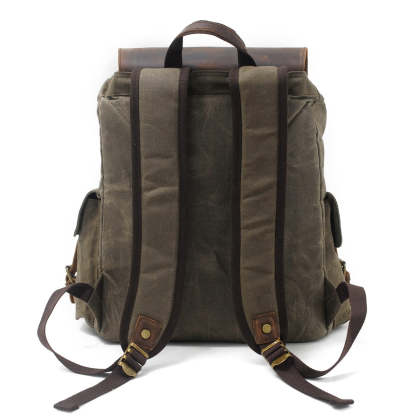 Waxed Canvas Backpack CB23