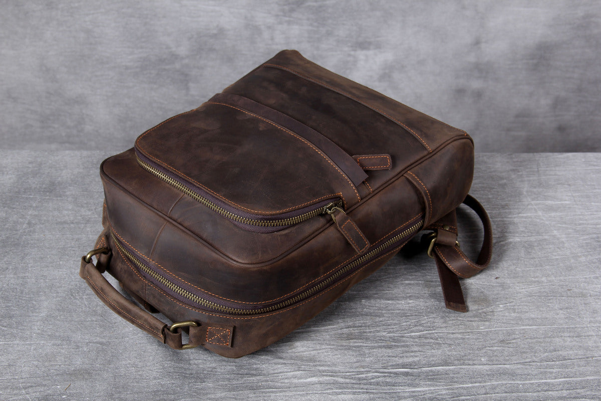 nice leather backpack
