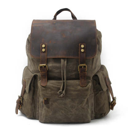 Waxed Canvas Backpack CB23