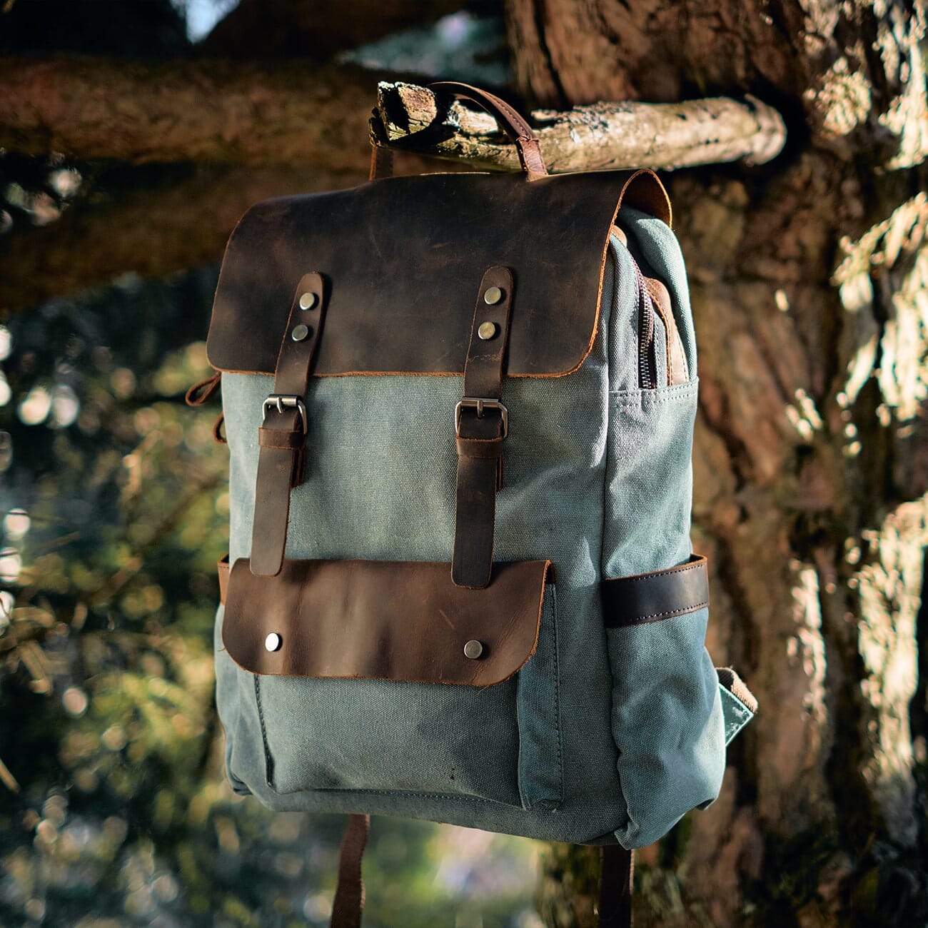 Vintage Canvas Backpack CB02-KKICO