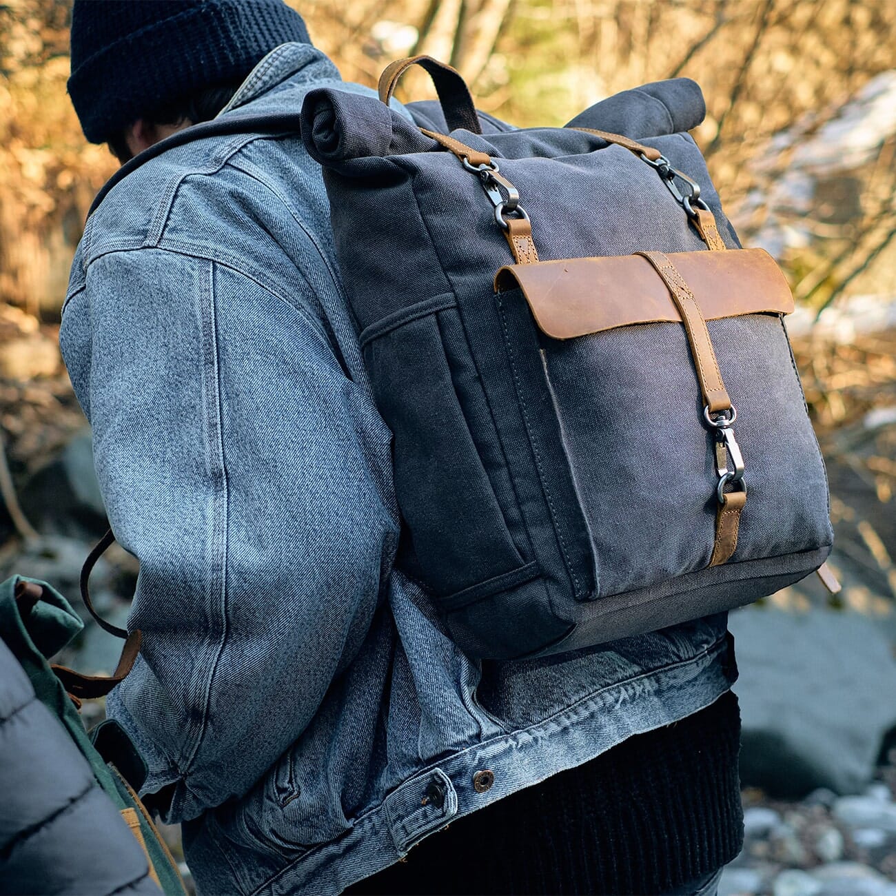 Retro Canvas Rucksack CB04-KKICO