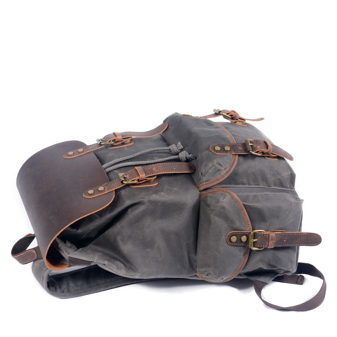 Canvas Leather Backpack CB10-KKICO