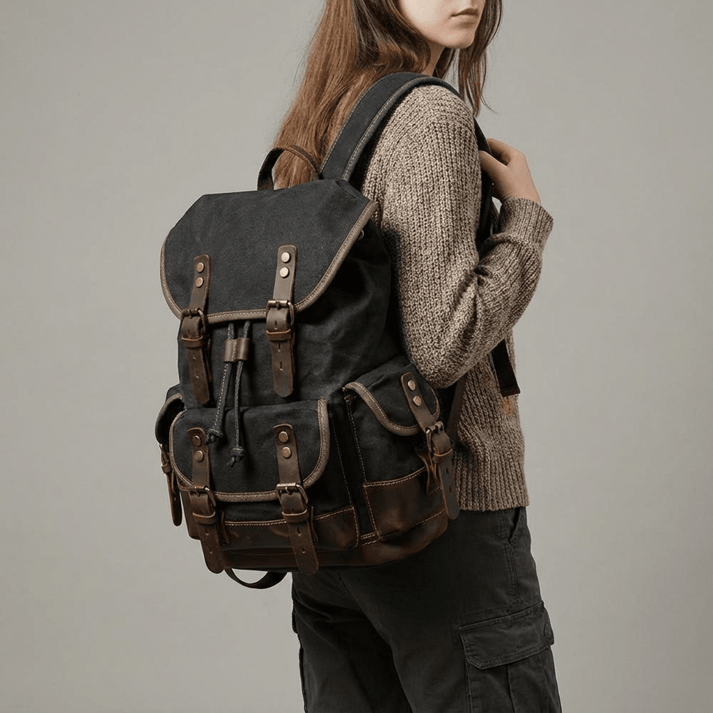 Canvas Hiking Backpack CB03-KKICO