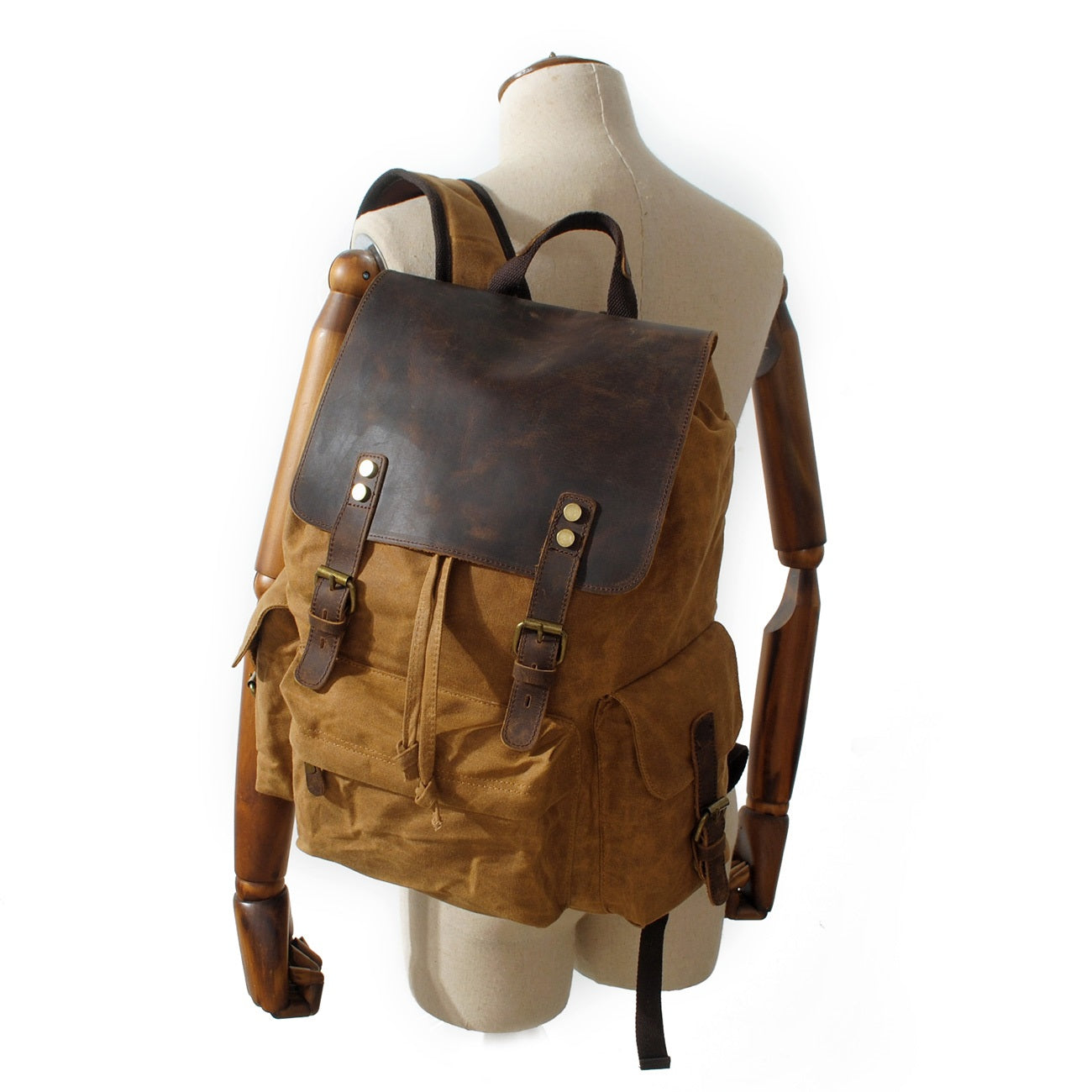 Waxed Canvas Backpack CB23-KKICO
