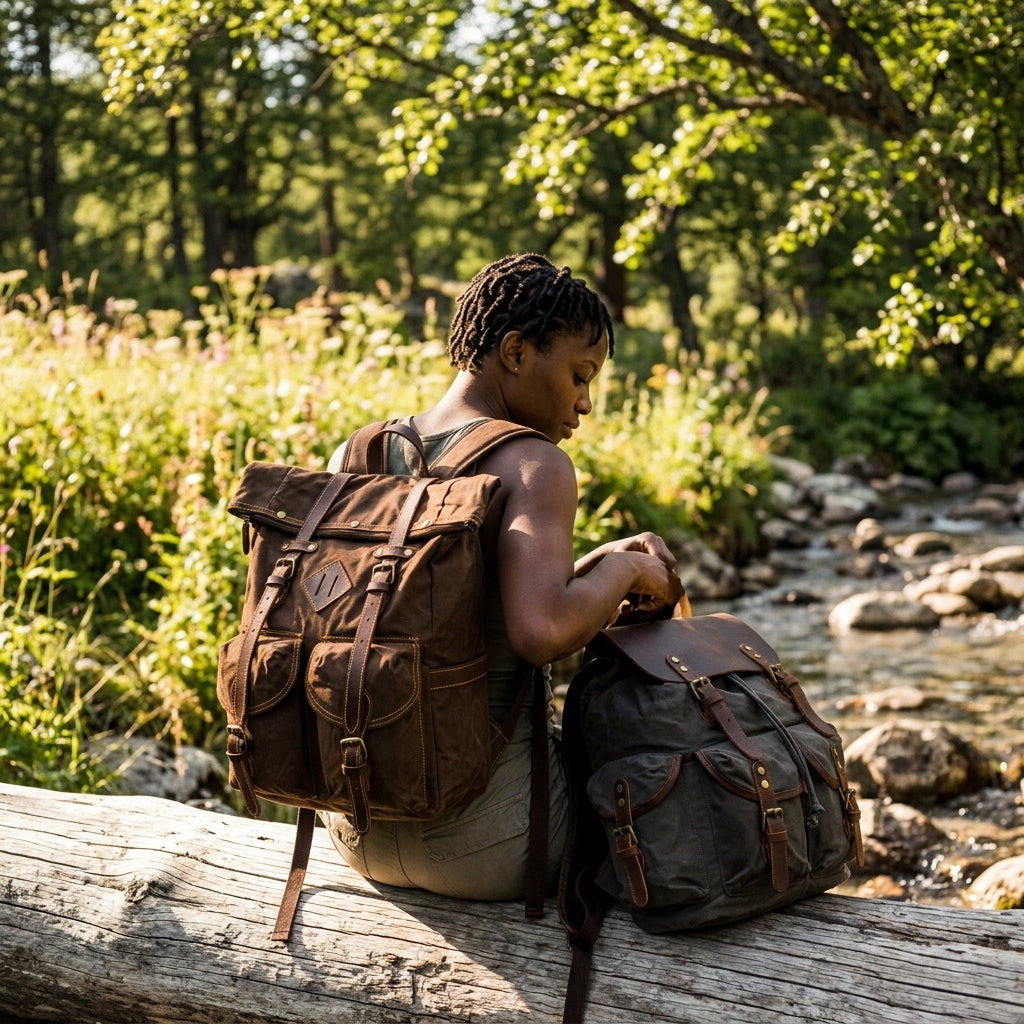Canvas Hipster Backpack CB29