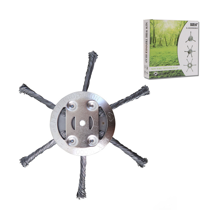 Kis lítium akkumulátoros acélszálas fűnyírófej fűnyíró tartozékok