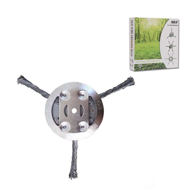 Kis lítium akkumulátoros acélszálas fűnyírófej fűnyíró tartozékok