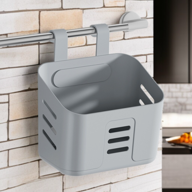 Függesztett műanyag tárolókosár konyhába